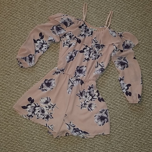 Charlotte Russe Other - Blush Pink Floral Romper